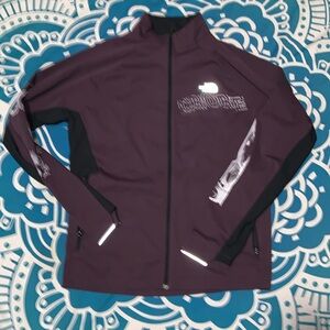 The North Face wind jacket custom silkscreen art skull cars money dragon CRORE m